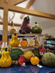 Cuddly jellycat toys at Sky Park Farm