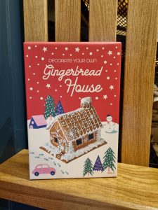 Decorate your own gingerbread house kit