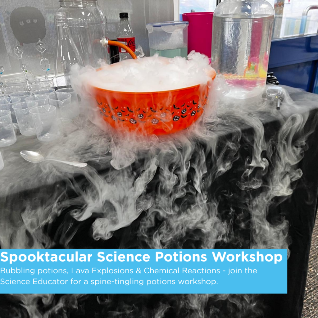 Spooktacular science potions workshop at Sky Park Far Monday 26th October Half Term